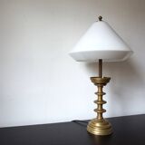Art Nouveau Brass Empire Table Lamp
