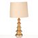 Bergbom's glazed ceramic table lamp gold model B-25 Sweden 960