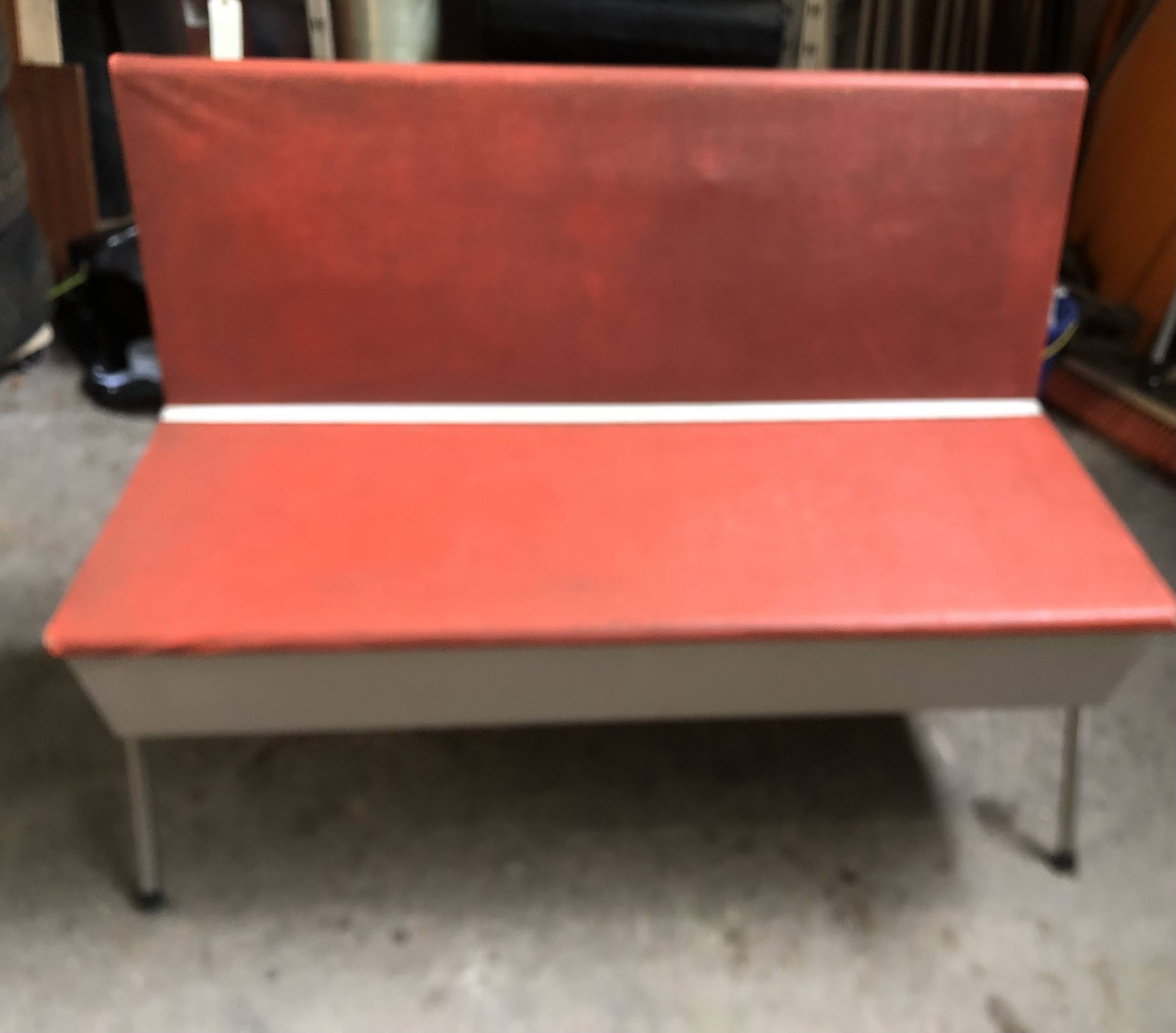 Vintage 1960s storage bench