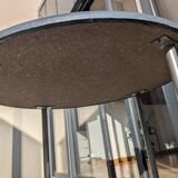 Bauhaus round table with double gray tops