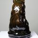 Vintage 1980s glazed terracotta chess knight or horse head.