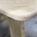 Vintage 1970s dining room set / wooden table, chair and sideboard