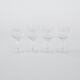 Set of four glasses, Danish design, 1970s, manufactured in Denmark