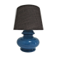 Vintage blue glass lamp 70