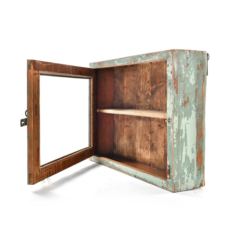 Patinated wooden window