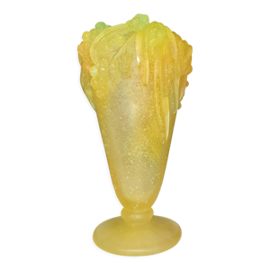 daum vase Mimosa