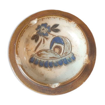 Child's plate signed Dubois stoneware from Bouffioulx