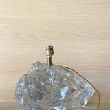 Art Deco lamp in crystal block, in the style of Jean-Michel Frank, 1930.