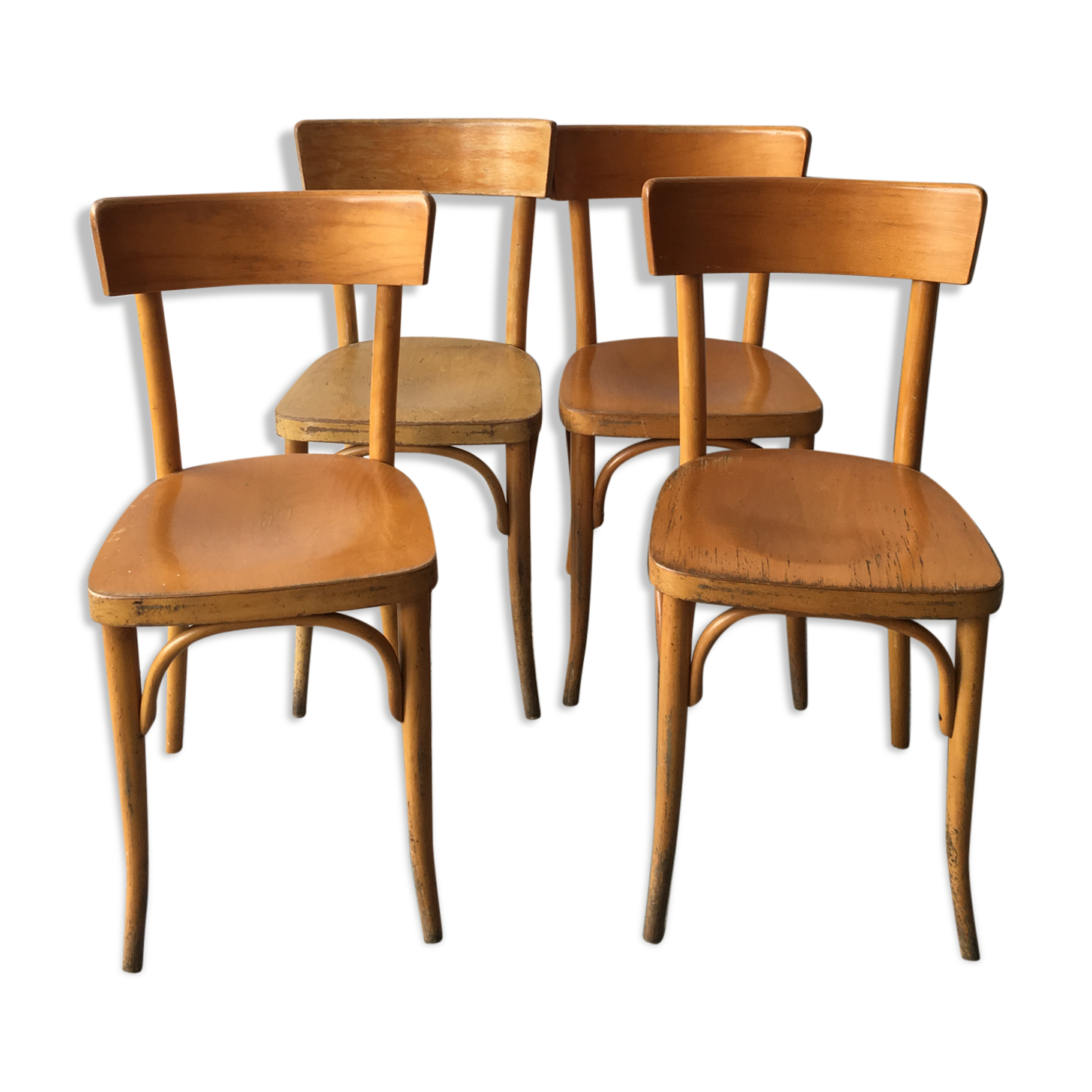 Ensemble de 4 chaises Thonet