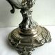 Silver and crystal mustard, mounted on foot, Napoleon III