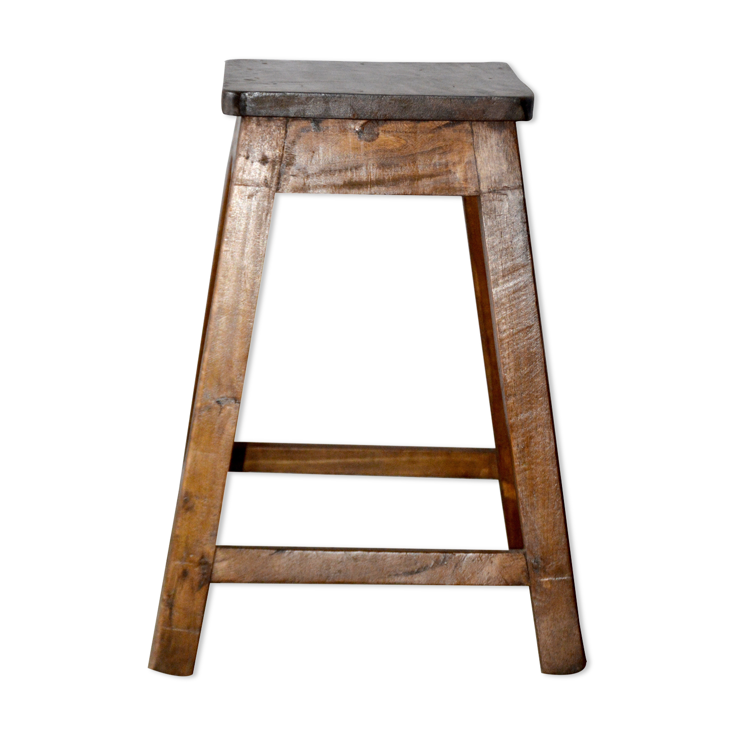 Teak workshop stool
