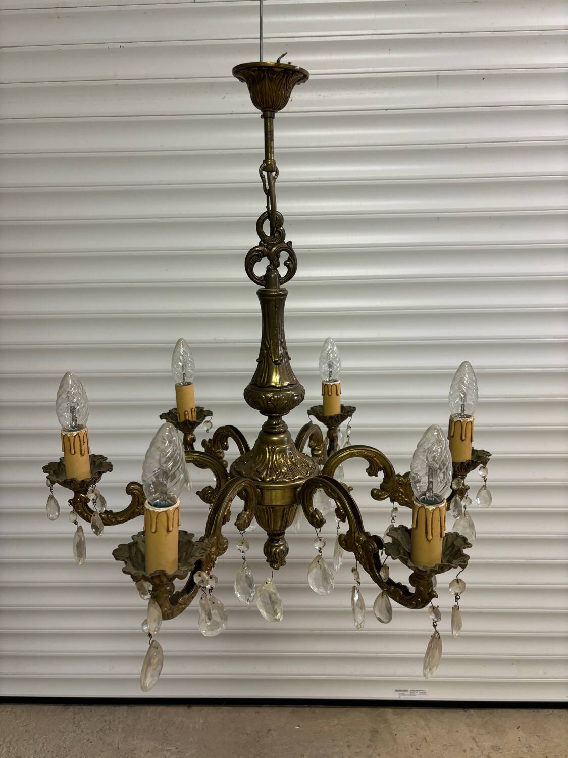 Bronze pendant chandelier