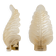 Pair of Barovier Style Mid-Century Modern Murano Glass Gold Leaf Sconces