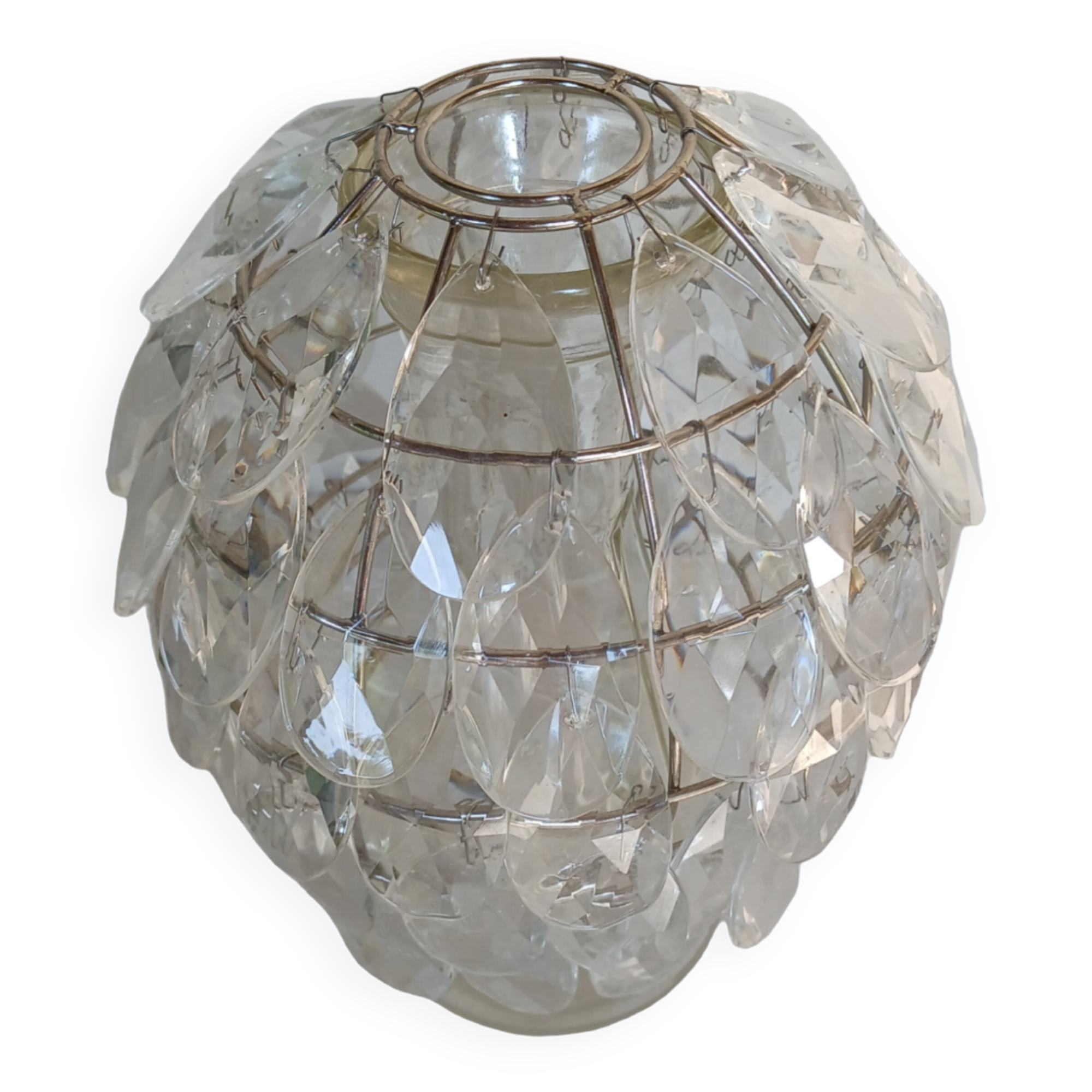 Vintage Ikea tassel lampshade