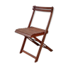 Folding vintage wooden chair