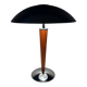 Chrome mushroom lamp in art deco style called liner