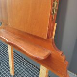 Wooden triptych mirror