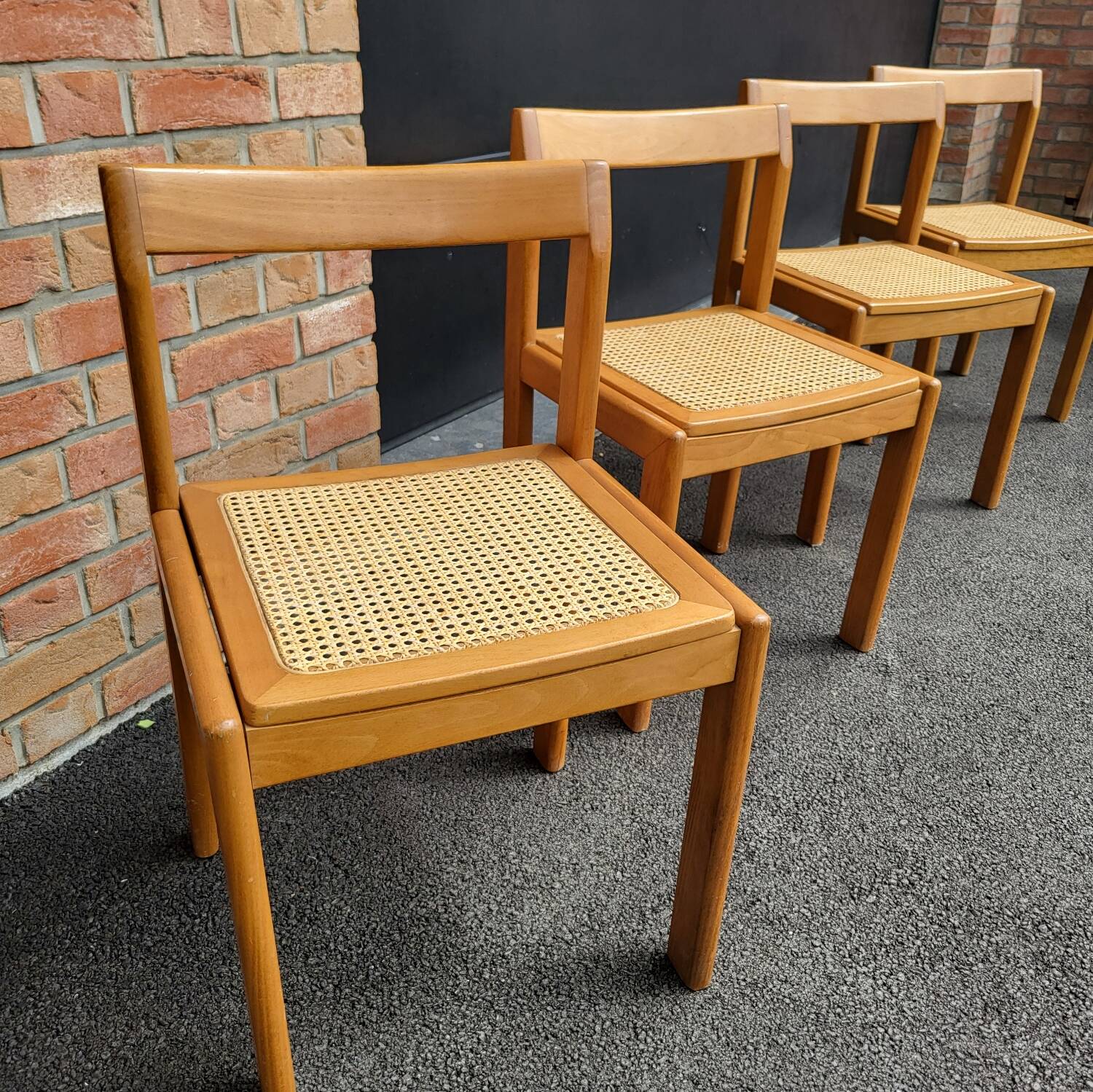 Italian caned chairs
