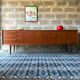Vintage Scandinavian teak sideboard, 1960.
