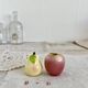 Vintage ceramic salt and pepper shaker and fruit slip