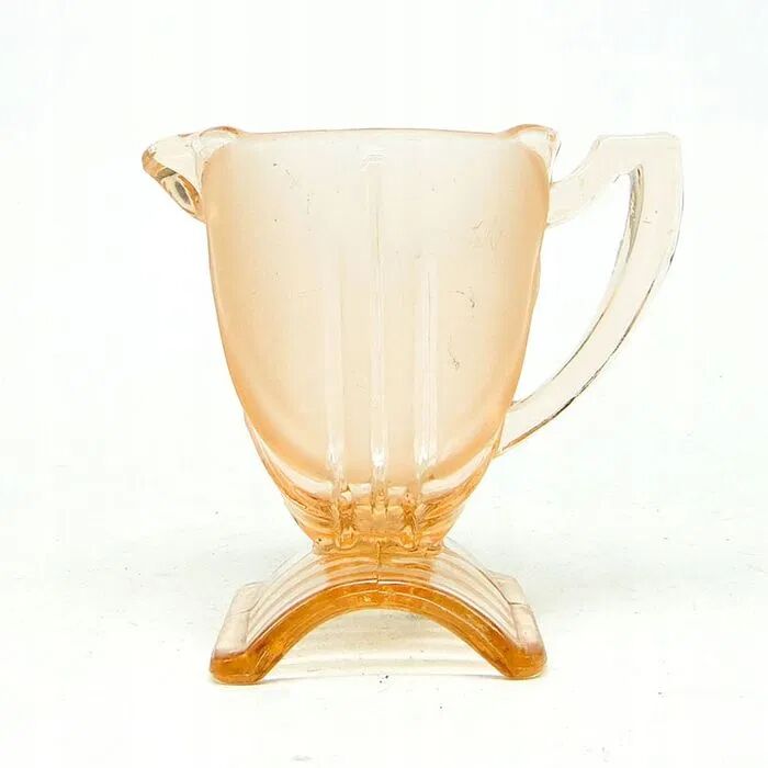 I9h art deco - rose milk jug stolzle 1930