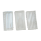 Molded glass ramekins with a toothed décor