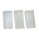 Molded glass ramekins with a toothed décor