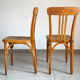 Pair of bistro chairs Stella 50s