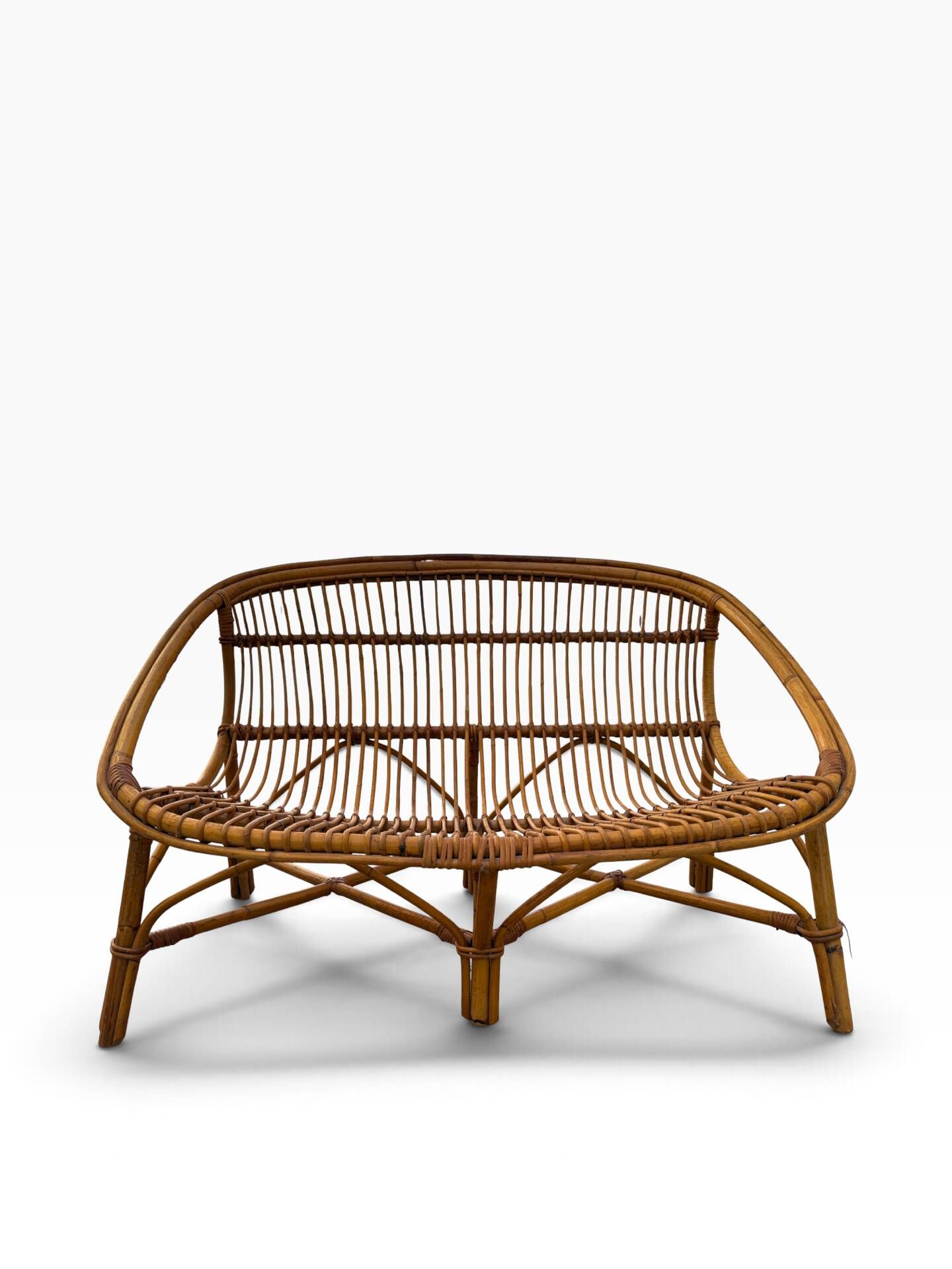 Pair of sofas in the Franco Albini style from the 1960s Italy.