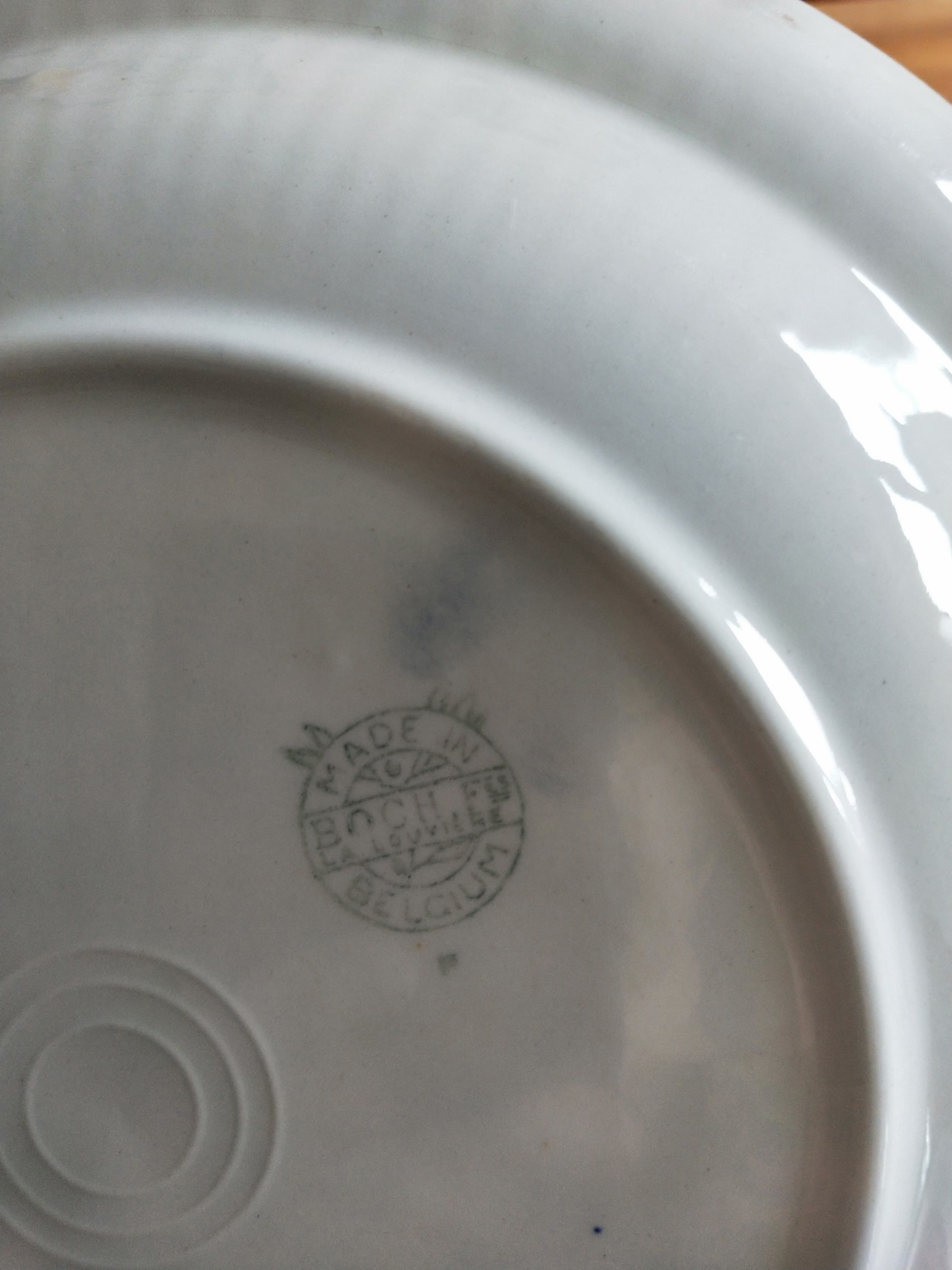 Copenhagen Boch la Louvière earthenware dishware service