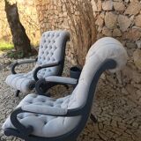 Victoria Chesterfields armchairs