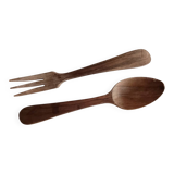 Wooden salad servers