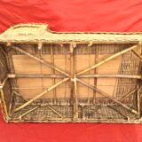 Méridienne en osier vintage