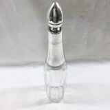Crystal and silver decanter