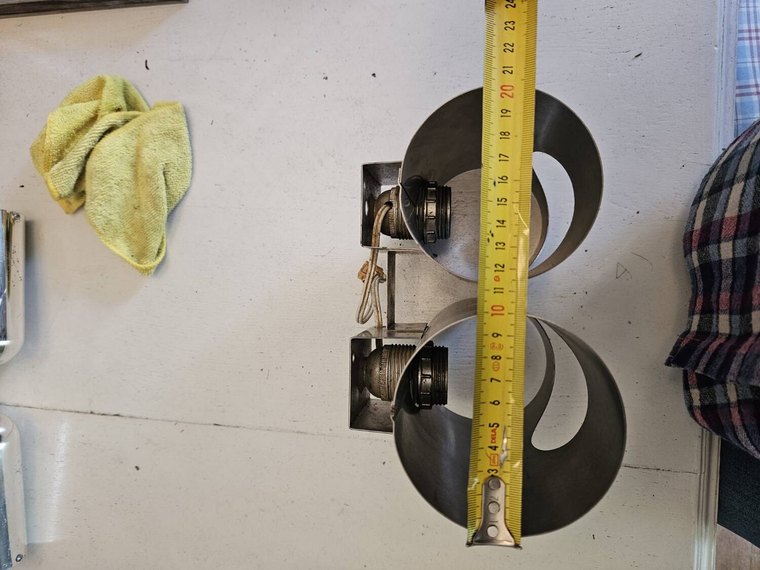 Double oxar 70 wall light