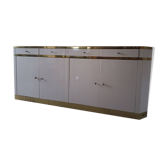 Enfilade with 4 doors signed Jean Claude Mahey