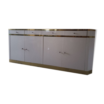 Enfilade with 4 doors signed Jean Claude Mahey