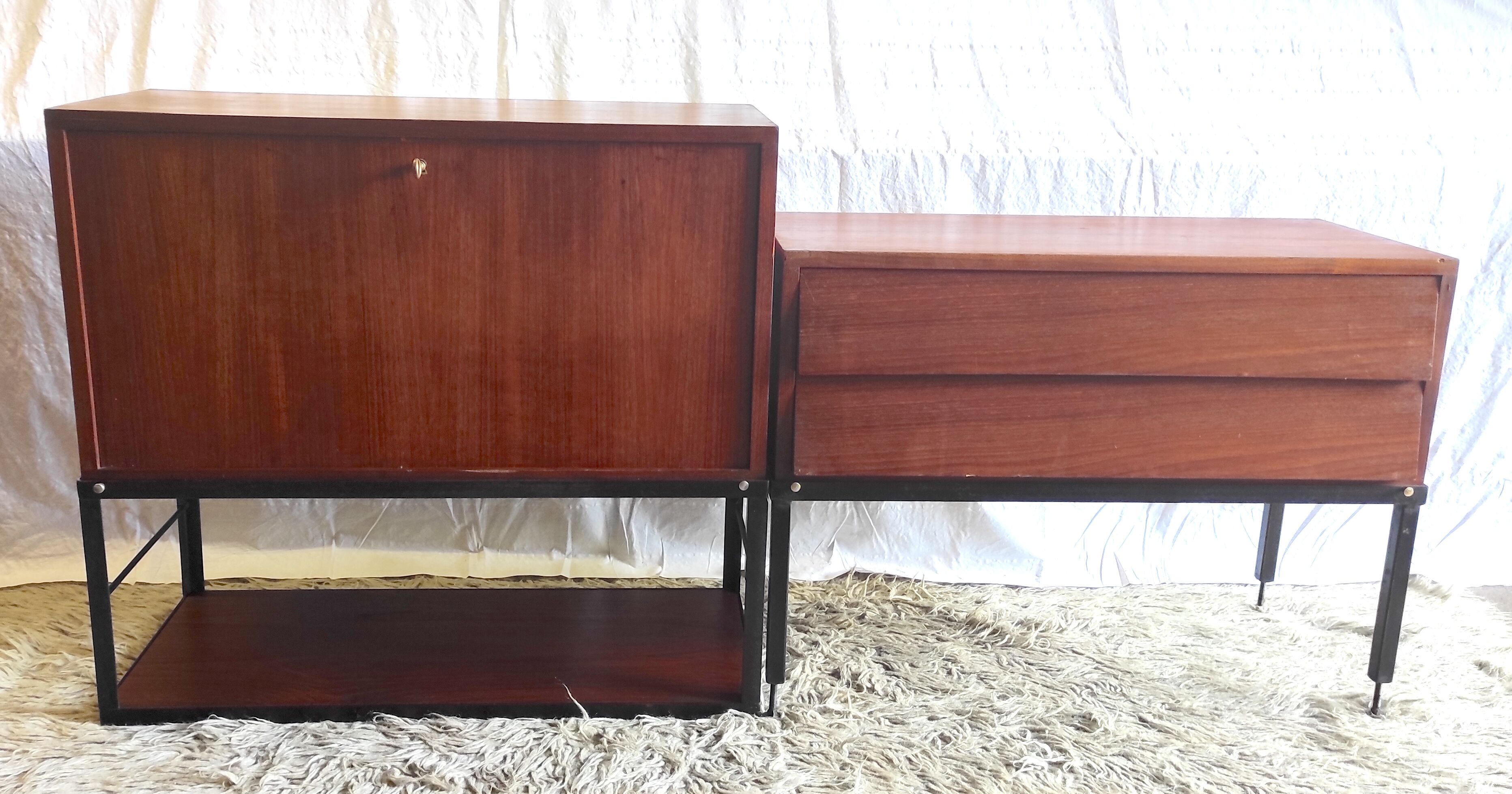 Modernist teak secretary 50s/60s