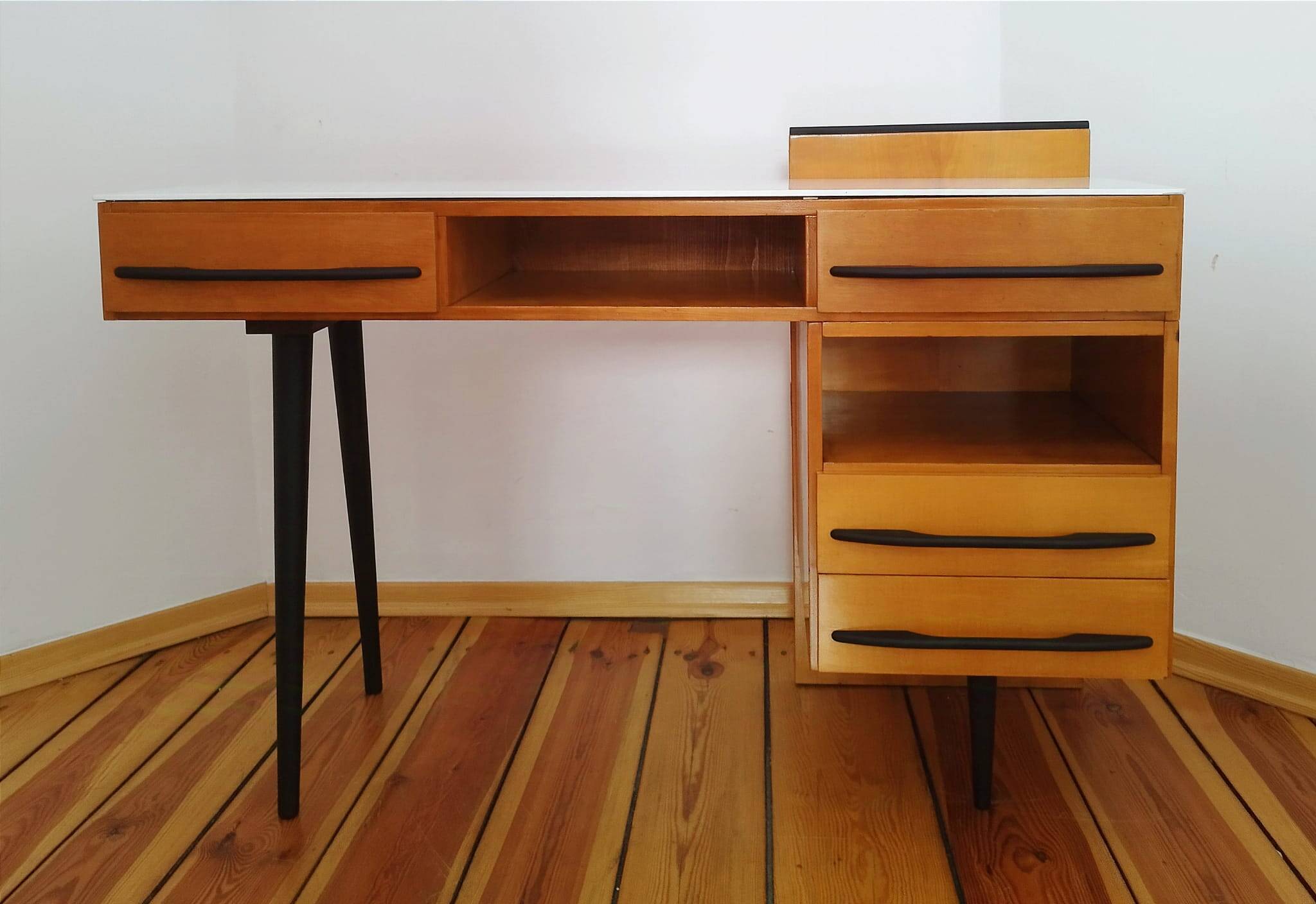 Desk by M. Pozar for Up Závody, Czechoslovakia, 1960s, Set of 2