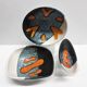 Rare set of three Elchinger Atelier ceramic bowls. France, 1950.