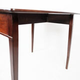 Empire game table of mahogany from around the 1830s