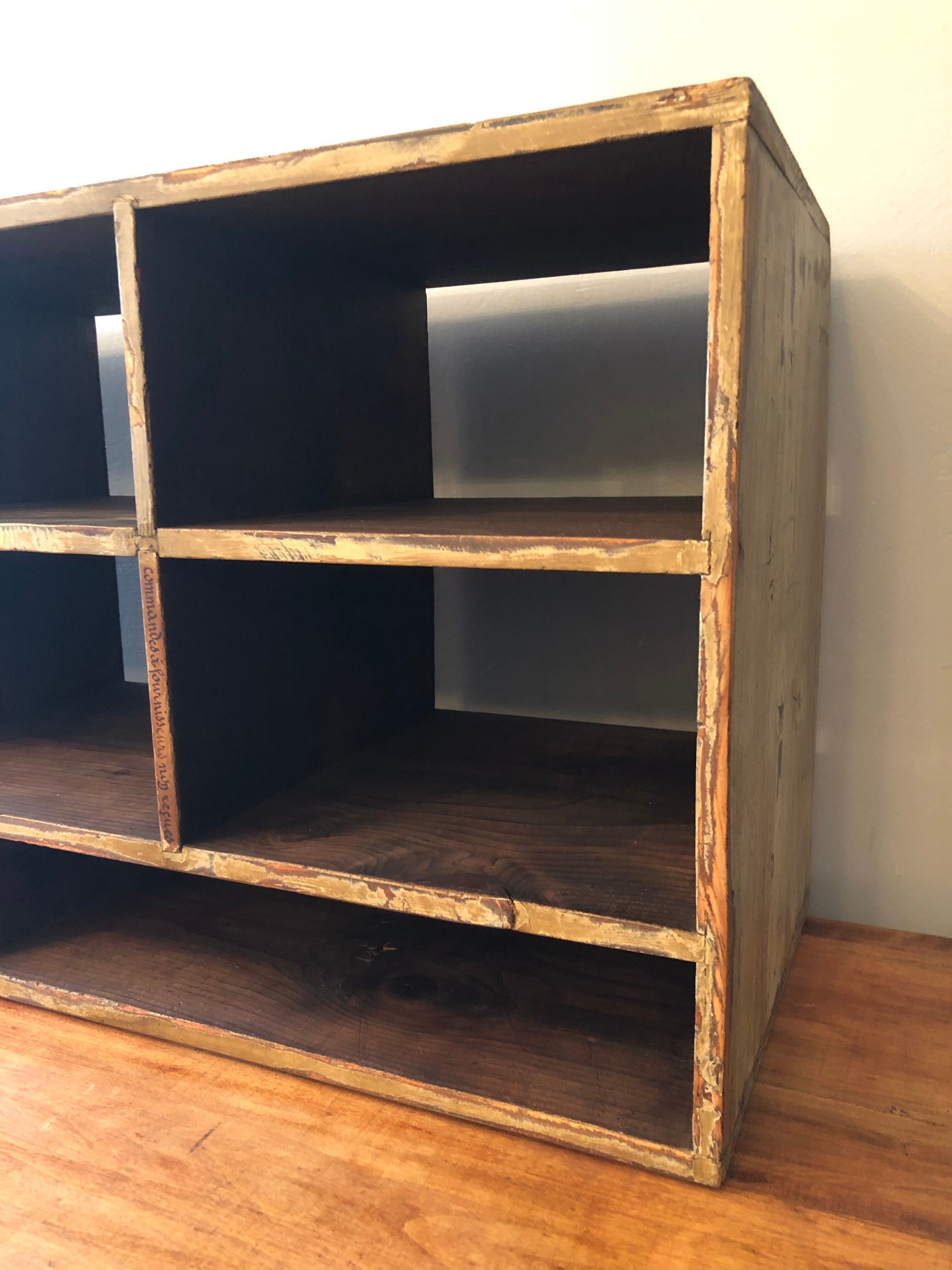 Antique locker cabinet