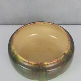 Stoneware box signed Lacheny / Puisaye