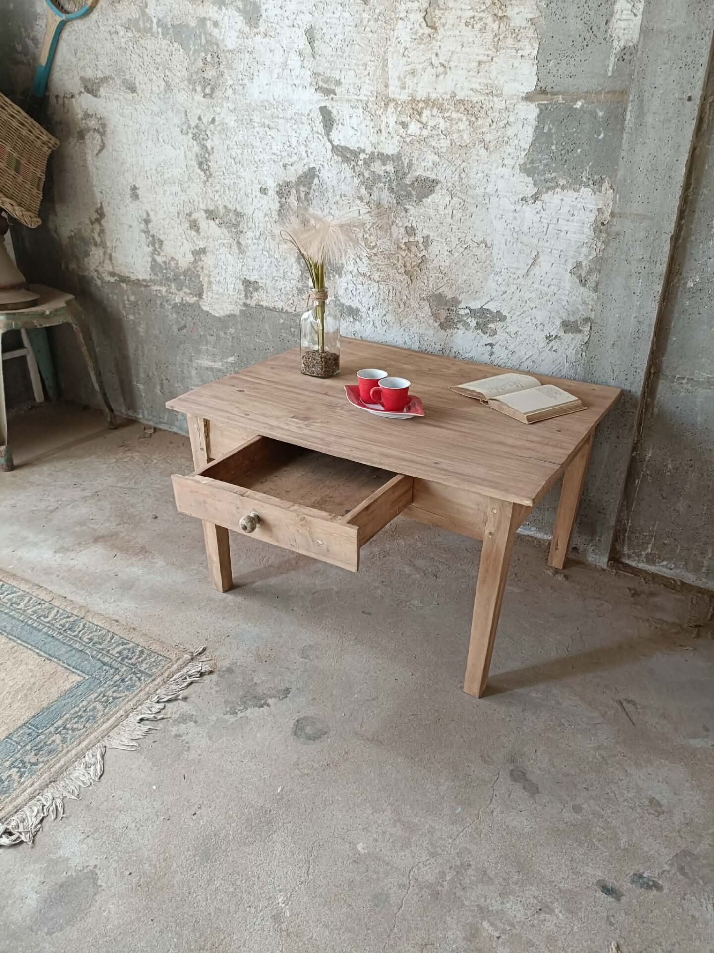 Table basse de ferme