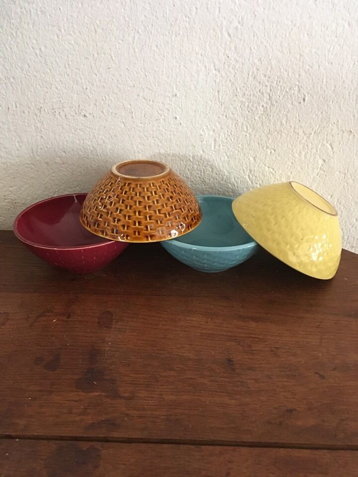 Four bowls, 60s