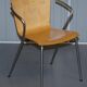 Six vintage stackable armchairs by Fritz Hansen, Vico Magistretti, in bent wood.