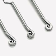 Stainless steel spiral cutlery