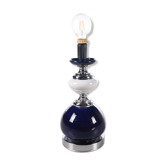 PIed de lampe vintage en verre coloré, années 1960