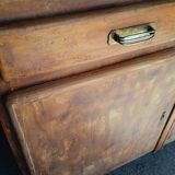 Natural pitch pine wood sideboard ep 1940