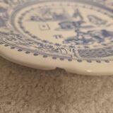 4 old plates talking rebus by factory of Gien
